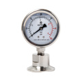 Stainless Steel Base Mount Liquid Filled Pressure Gauge