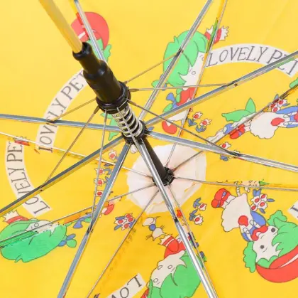 Kids' Cartoon Printed Umbrella 17 Inch Long Handle Sunscreen Rain Umbrella for Boys and Girls
