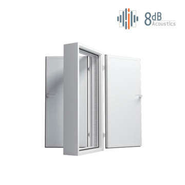 High-Performance Double-Door Sound Lock System