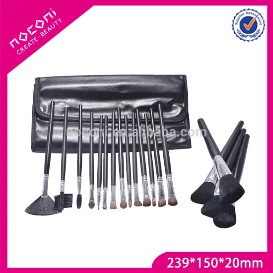 China Wholesale Custom 18pcs makeup brush set professional