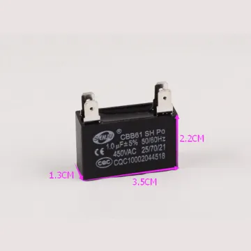 Sunchonglic 1uf Air Conditioner Capacitor for AC Fan Motor - Hot Sale