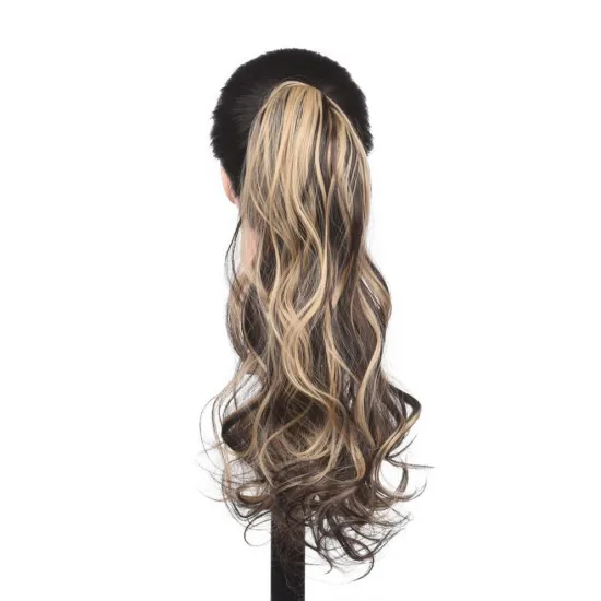 MYZYR,Synthetic Claw on Ponytail hair extension  ponytail hairpiece for women black brown tail hair extension hair