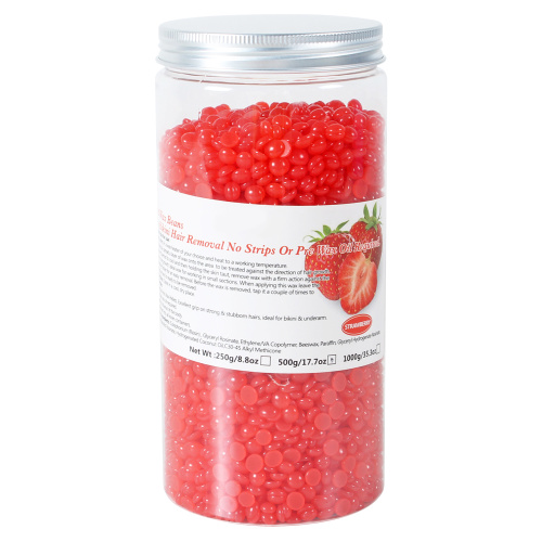 Jualan Panas Hard Lilin Kacang Rambut Penyingkiran Strawberry