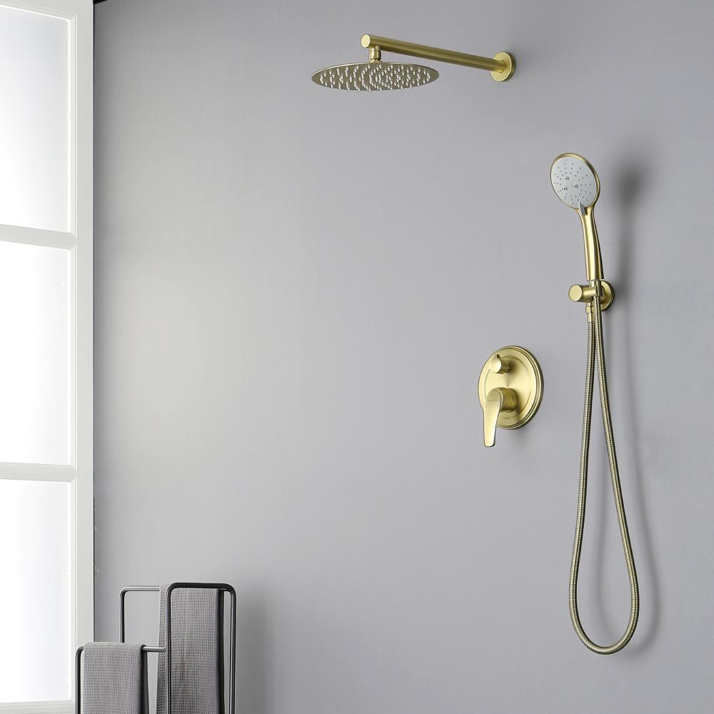 Wall Mounted Shower Set 88040bg 10 1