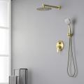 SHAMANDA New Design Brushed Gold Shower Set