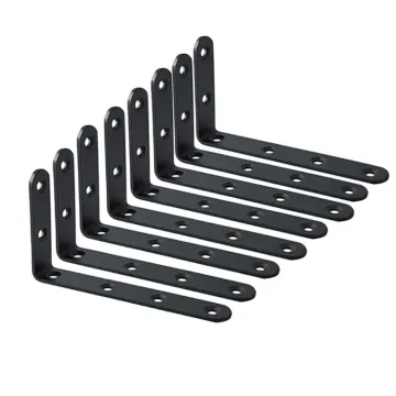 Heavy Duty Black Shelves Brackets Steel