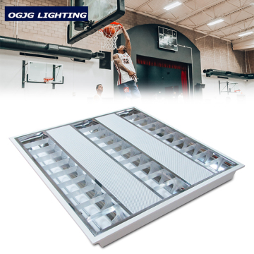CE CB Factory 2x18W Recessed Louver Type Troffer Fixture - Office LED Grille Fluorescent Light