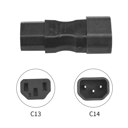 Cables de alimentación de CA Connector Converter C13 to C14