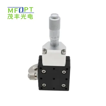 MPV40-3C Z Axis Stage with Stainless Steel V-Grooved Crossed Roller Bearing - Manual Stage