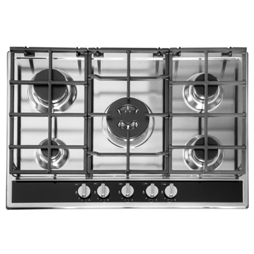 Ariston Hotpoint Stove 5 Burner Stainless Steel