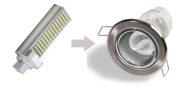 8w 4000k Led Cfl Replacement Light For Residential With Ce &amp; Rohs Approved