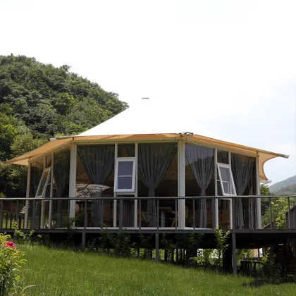 Modern Design Scenic Area Luxury Glass Tent Camping