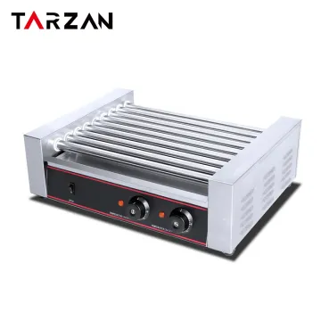 5/7/9/11 Rollers Commercial Electric Hot Dog Grill & Steamer Machine for Catering Equipment