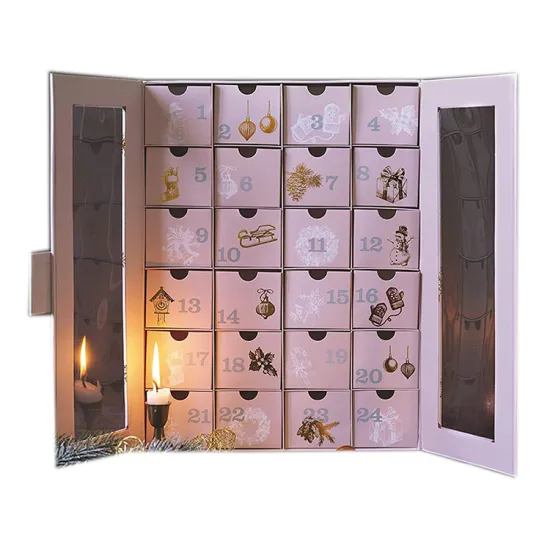 Beauty design 24 Gift packaging custom advent calendar