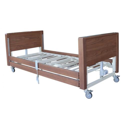 Community Low Profiling Bed with Wooden Side Rails