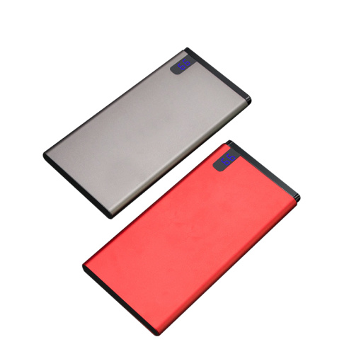 slim 10000mah power bank with led display