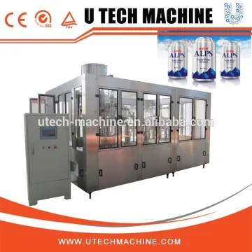 Carbonated Drinks Production Line / Beverage Canning Machine