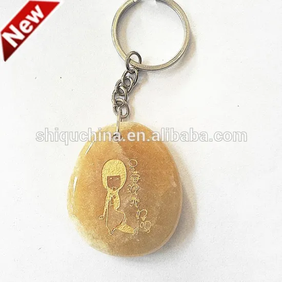 Stone keyring for creative gift/ stone products wholesale