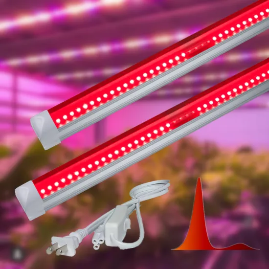 Full Spectrum 7Magic LED Grow Light for Indoor Plants: 60-300CM Emerson Effect T8/T5 Tube with UV, IR, Red and Blue Lights