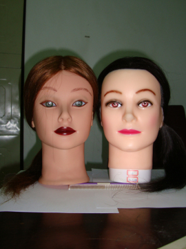 Mannequin Head with Hair
