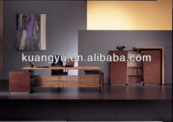 High quality cheap wood veneer office desk ,simple wooden desk,work table,manager desk