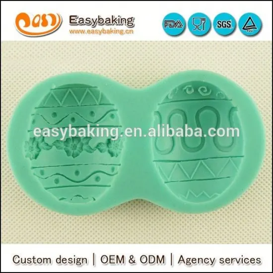 Wholesale custom egg silicone mold for Easter cake decorating & chocolate