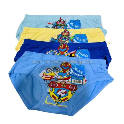 0.33 Dollars LXX005 Boys Bamboo Underwear - Good Quality & Various Styles