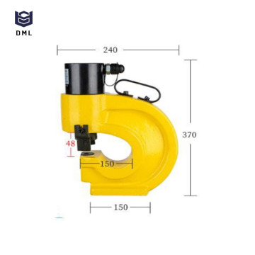 Machine d&#39;équipement de poinçonnage en acier à angle hydraulique