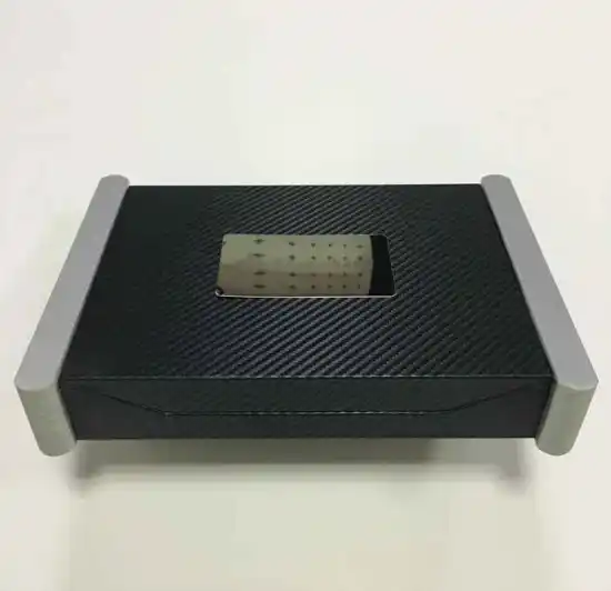 High Quality Black Faux Leather Box For Gift