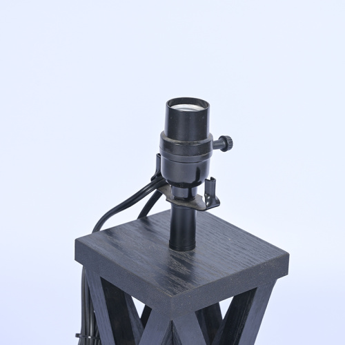 Solid Wood Table Lamp Base Natural Finish