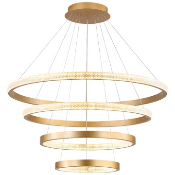 2020 Nouveau design wecares Simple Round Round Concentric Circle Nordic Style LED Plafond Light for Dining