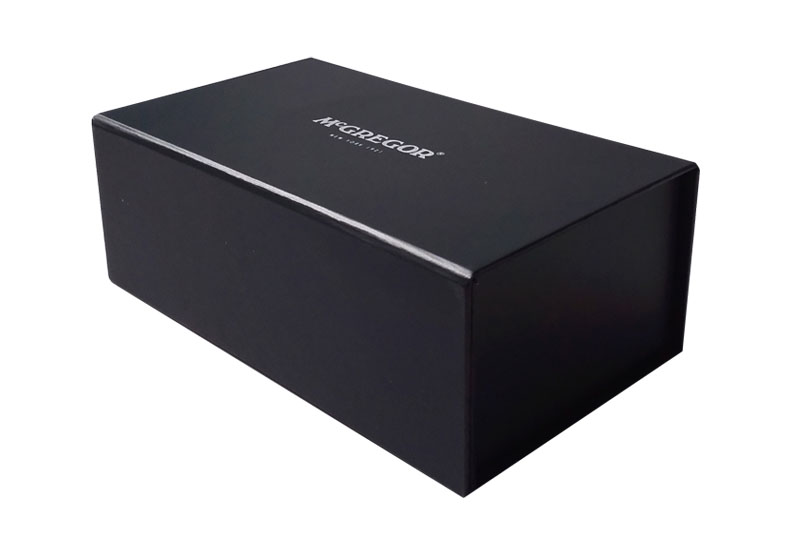  Folding Black Cardboard Custom Cosmetic Packaging Box