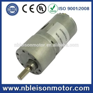 12v dc motor with 37mm gear reduction and gearbox