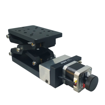 PT-GD401 Motorized Lab Jack with Aluminum Stage and Linear Motion