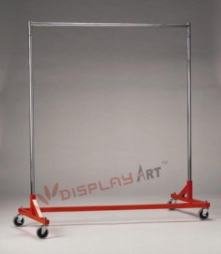 Rolling Z-shape Clothing Rack
