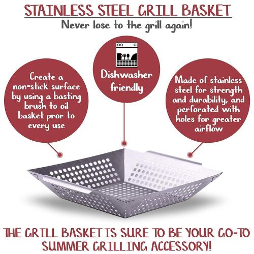 Vegetable Grill Basket  BBQ Accessories