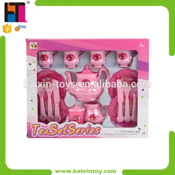 Kids Pretend Play Toy Plastic Tea Set