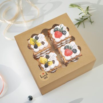 HOT SALE High Quality Muffin Boxes & Cupcake Packaging - Kraft Paper Cupcake Boxes