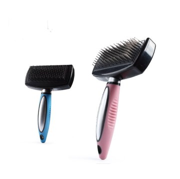Pet grooming and cleaning tools , plastic pet brush for cat and dog