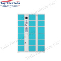 Smart Fingerprint Metal Locker Combination Package Smart Locker with Bar Code Manufactory