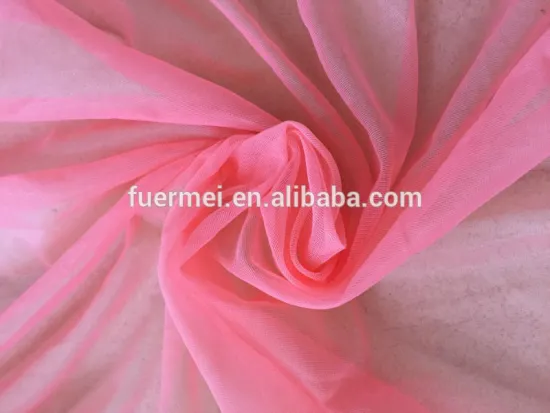 Mesh Polyester Spandex Knit Fabric