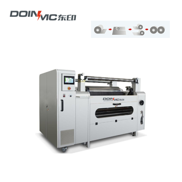 Máy cuộn giấy trung tâm rạch và máy tua lại