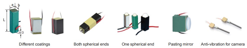 Low Voltage Plate Piezo Stacks