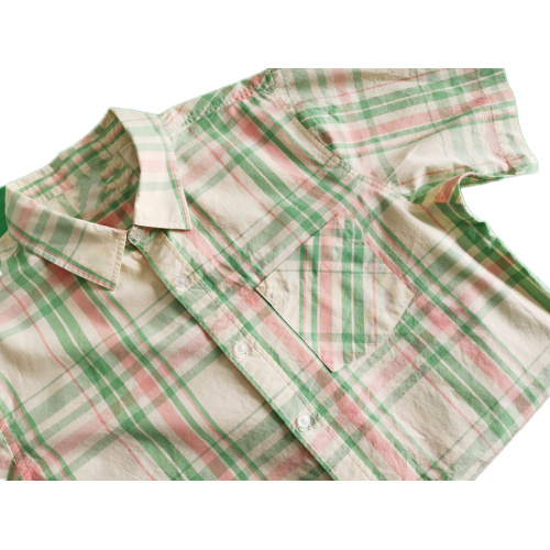Men Fashion Shirt Men Casual Cotton Y/d Short Shirt Supplier