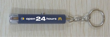 LED projector keychain with logo for promotion ,OEM accept