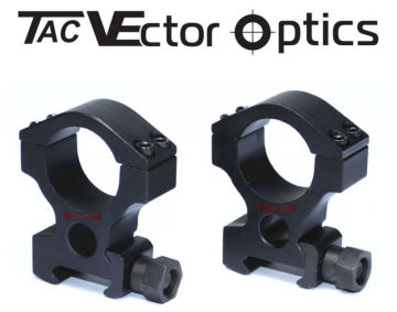 Vector Optics 25.4mm One Inch Tactical High Riflescope Weaver Mount Ring