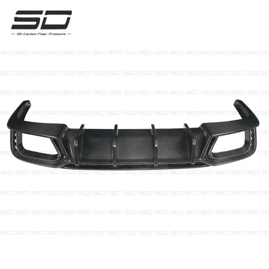 Dry Carbon Fiber Rear Diffuser Lip for Audi S4