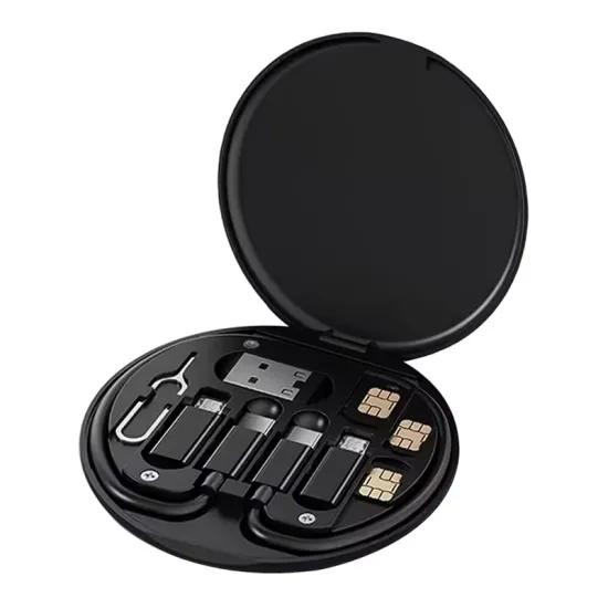 2024 Ultimate Digital Storage and Charging Solution: Multi-functional USB Adapter, Cable Kit with Quick 1080P Charging