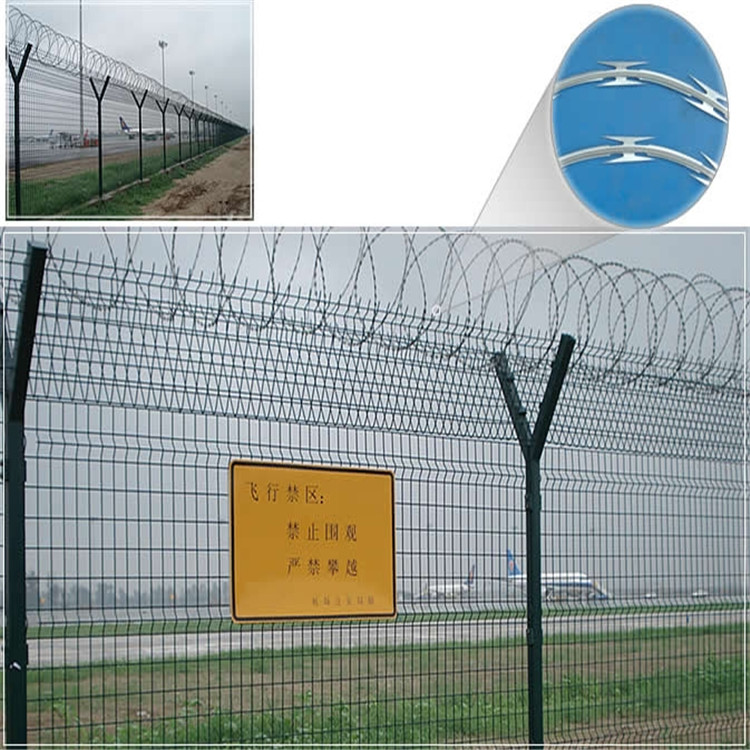High Security Razor Wire Concertina Coil Fence