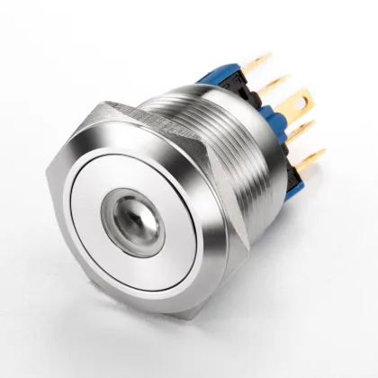 25mm Customizable Anti-Vibration Self-Reset Push Button Switches with Push Button Switch